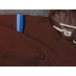 Marine Layer Hoodie Mens XL Brown Pullover Sweater Casual Fleece Light